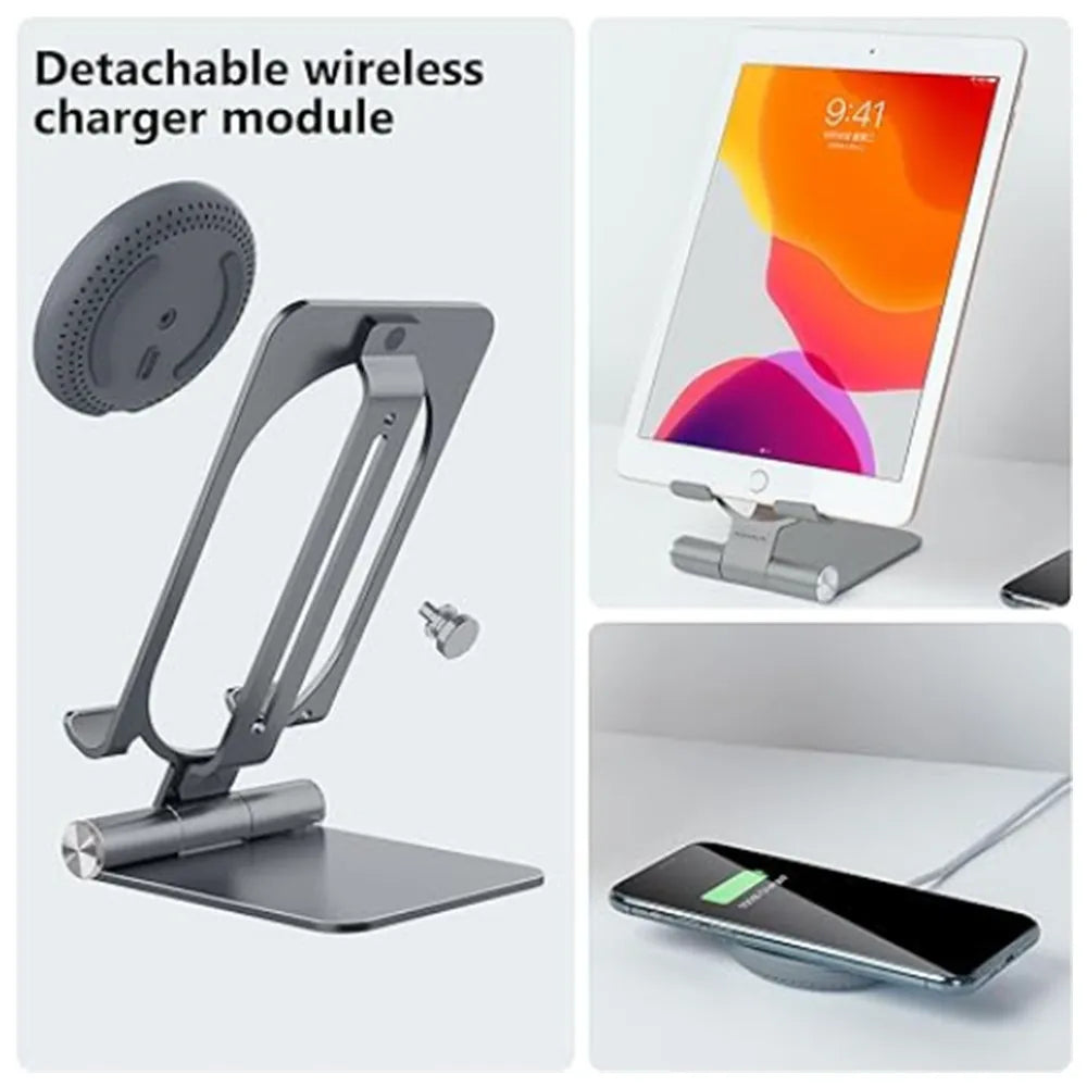 Nillkin Wireless Charger Phone Stand For Samsung Galaxy S24 Ultra/ S23 Ultra Adjustable Holder Fast Charger For iPhone 15/14/13