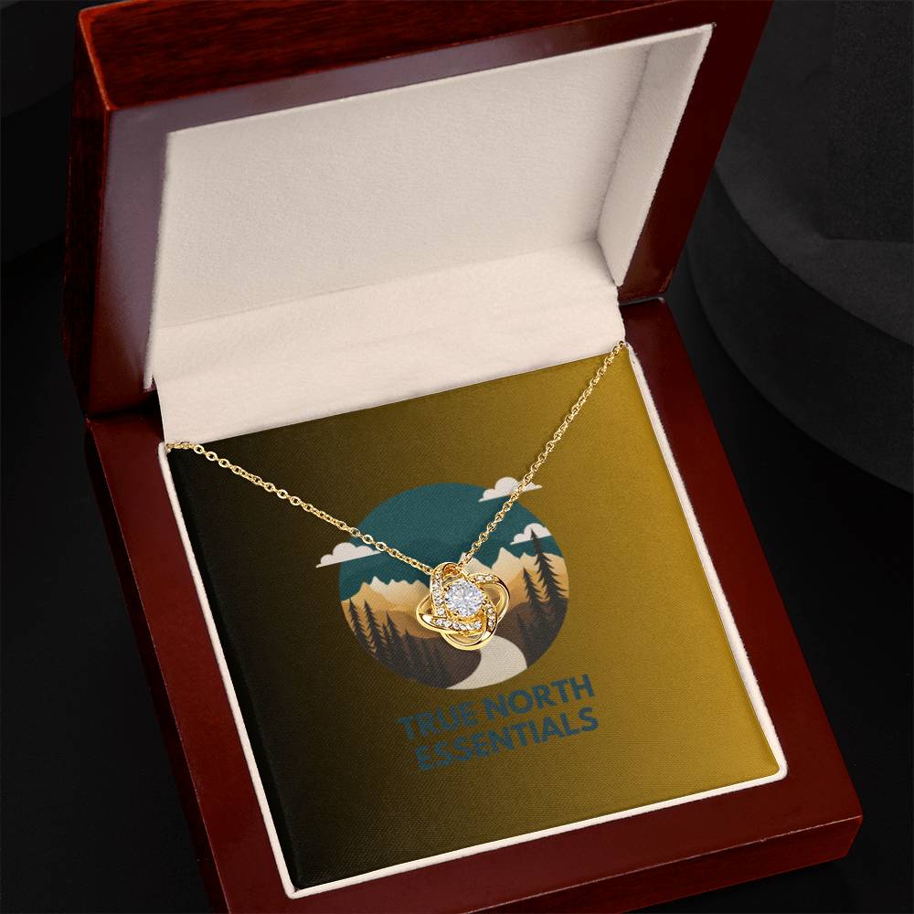 Let her know she's special with a love knot necklace which represents an unbreakable bond!